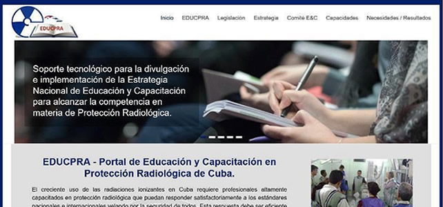 RESULTADO CIENTIFICO – TÉCNICO RELEVANTE AENTA – “EDUCPRA – Portal Web de Educación y Capacitación en Protección Radiológica de Cuba”. RESULTADO CIENTIFICO – TÉCNICO RELEVANTE AENTA – “EDUCPRA – Portal Web de Educación y Capacitación en Protección Radiológica de Cuba”.